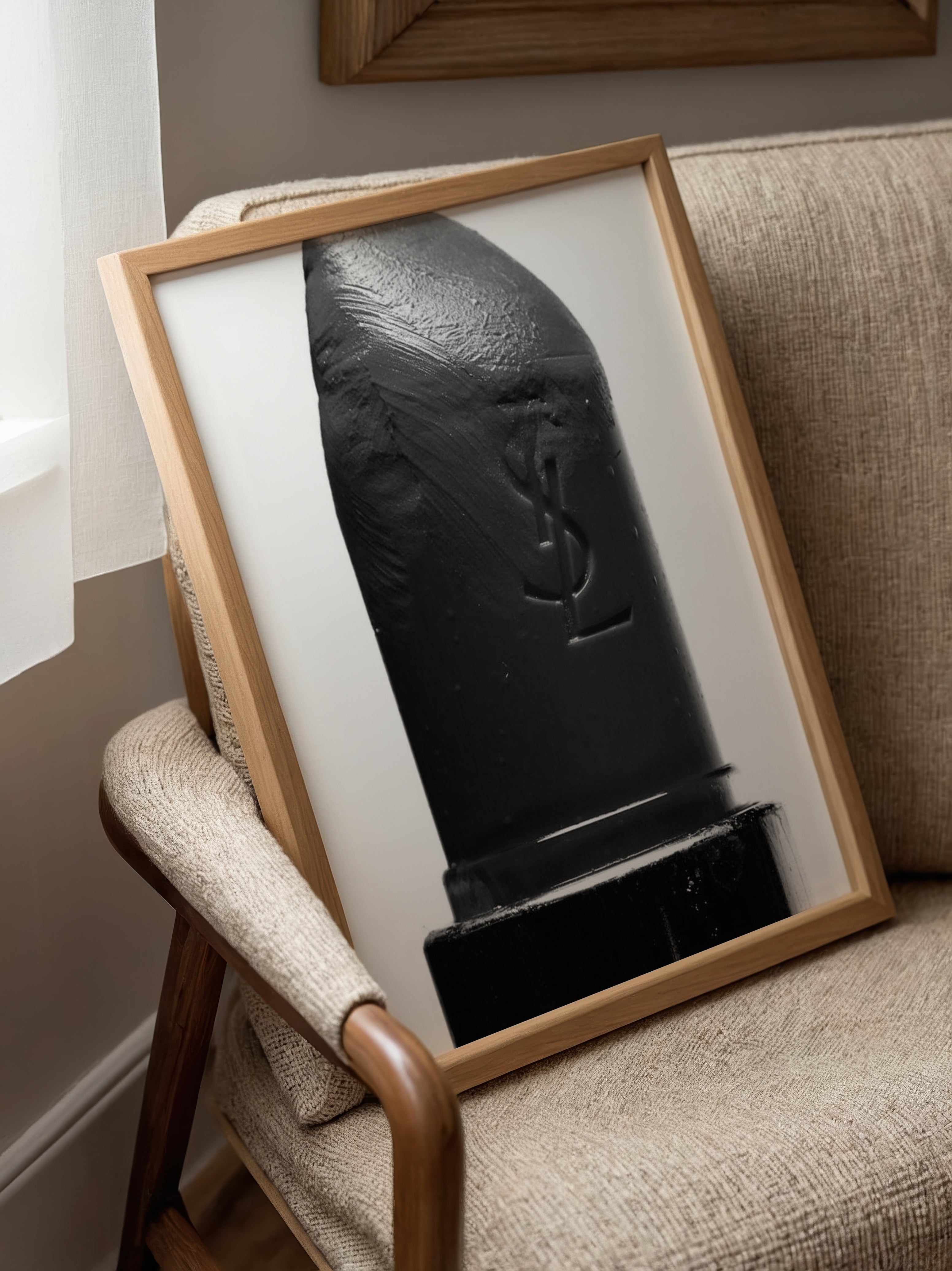 Black Lipstick YSL Poster