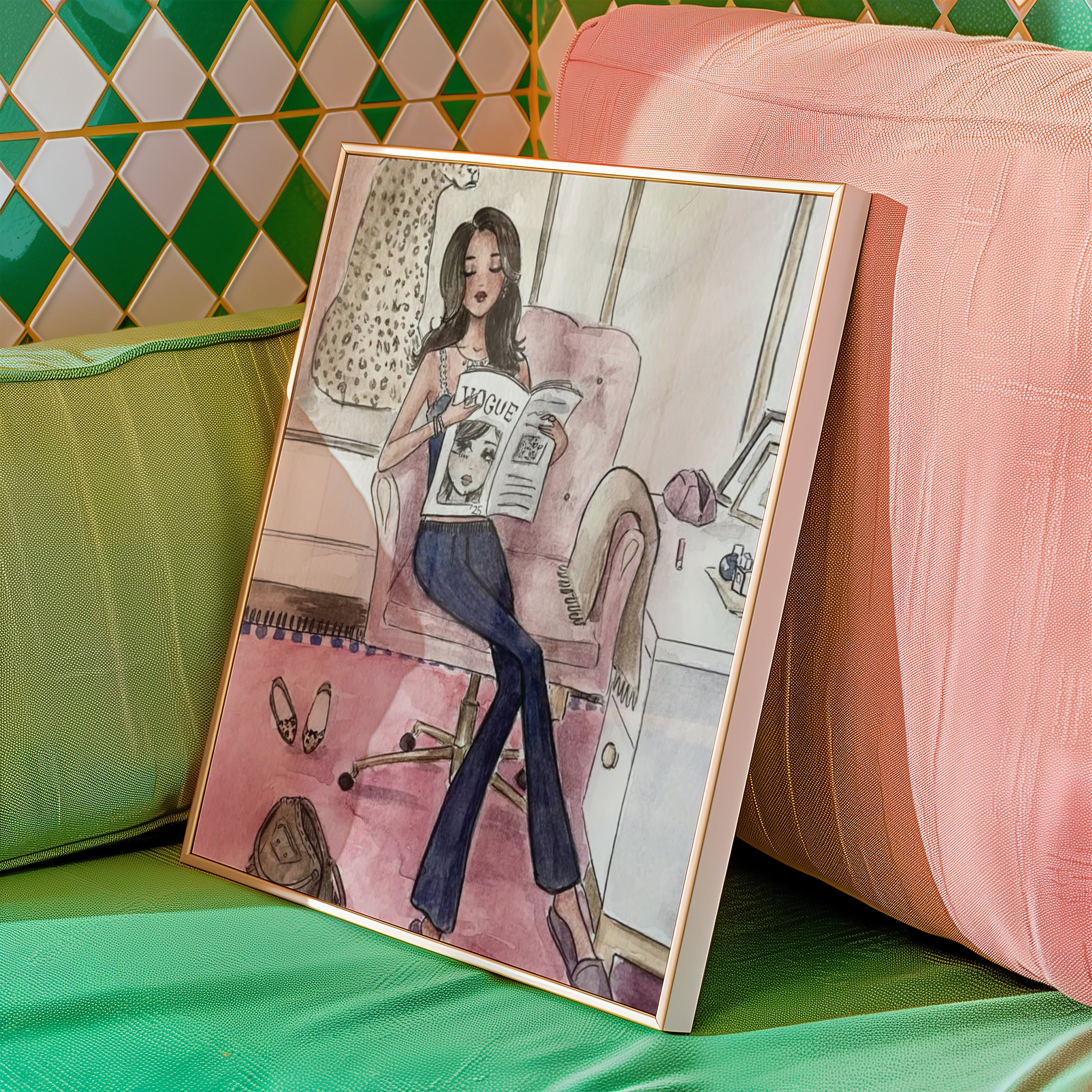 Fashion Morning Poster