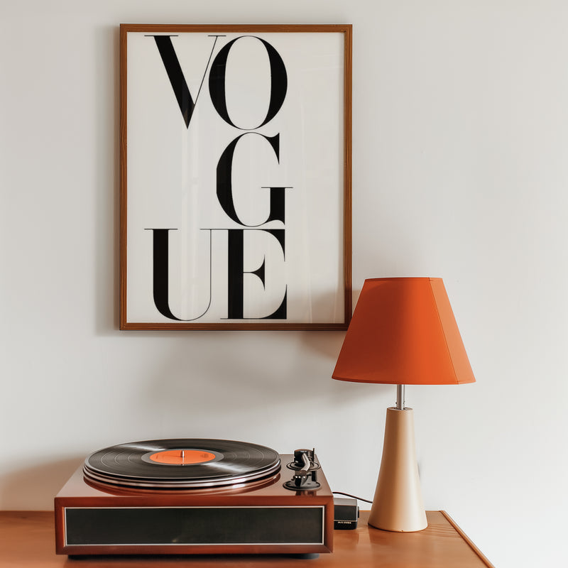 Vogue Letters Poster