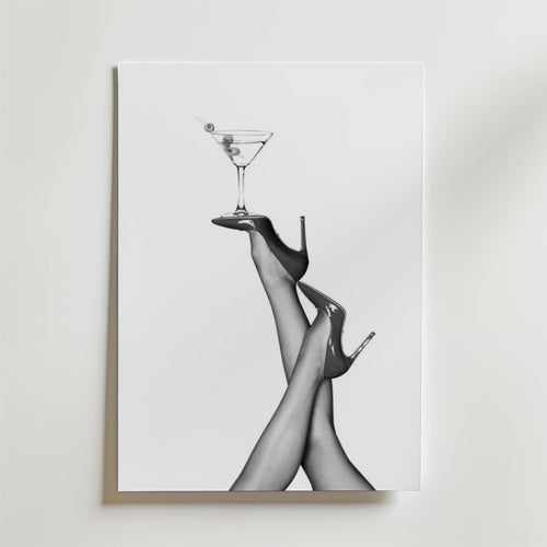 Martini Glam – stilfullt konsttryck från Bozetto, tryckt på matt finpapper i hög tryckkvalitet