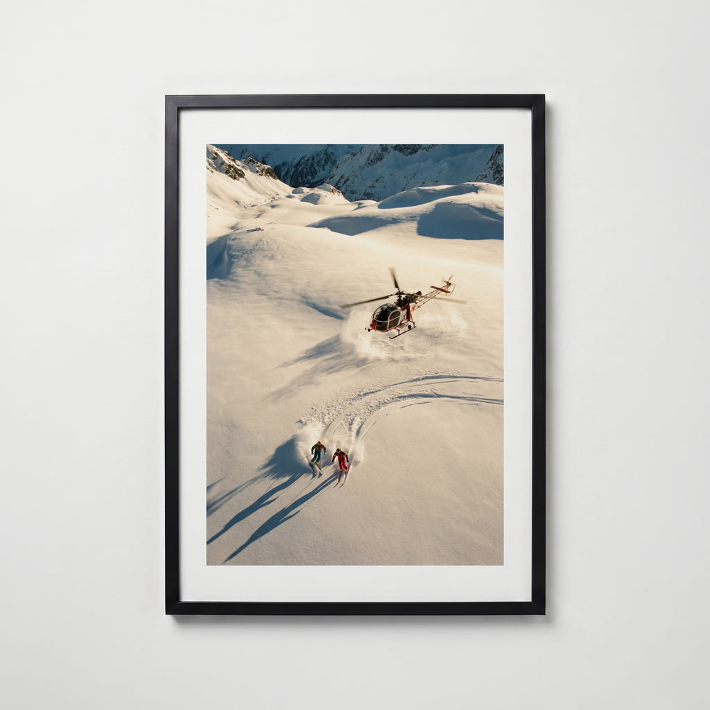 Alpine Pursuit Prestige Poster affisch – köp poster online – Bozetto väggdekoration