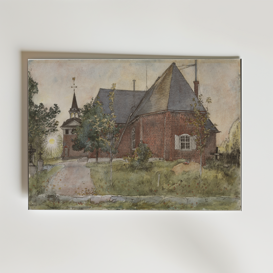Carl Larsson Old Sundborn Church Poster