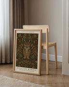 Owl in the Oaks William Morris Poster