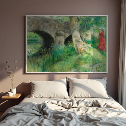 Carl Larsson The Bridge in Grez Poster