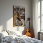 Carl Larsson Wife and their Daughter Poster