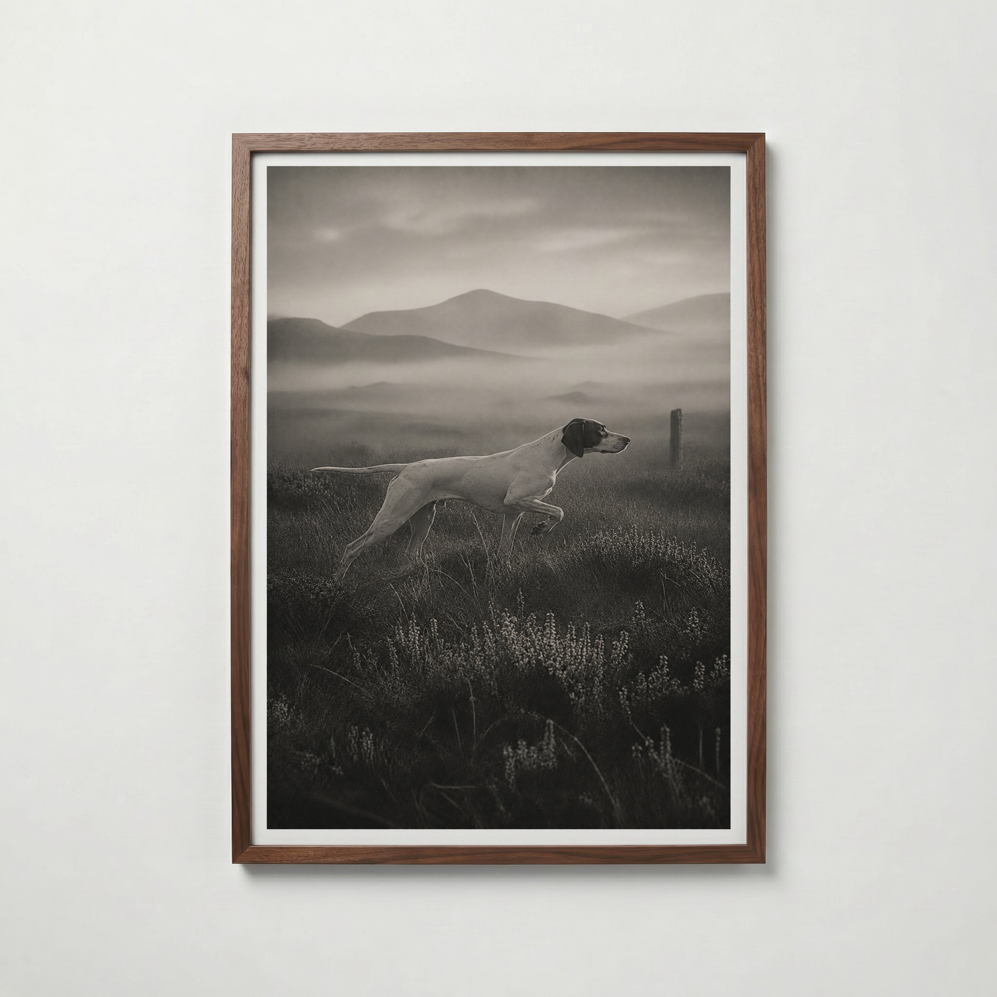 Pointer on the Moor Poster