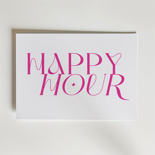 Happy Hour Poster