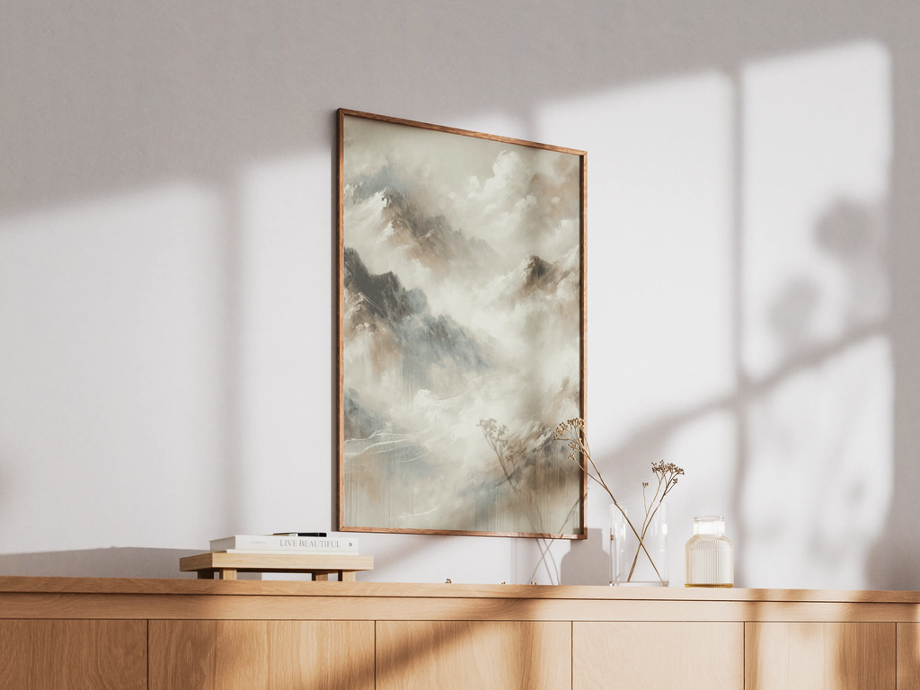 Mountains of Tranquility Poster