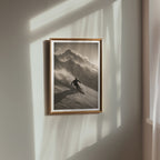Powder Run in the Alps Poster