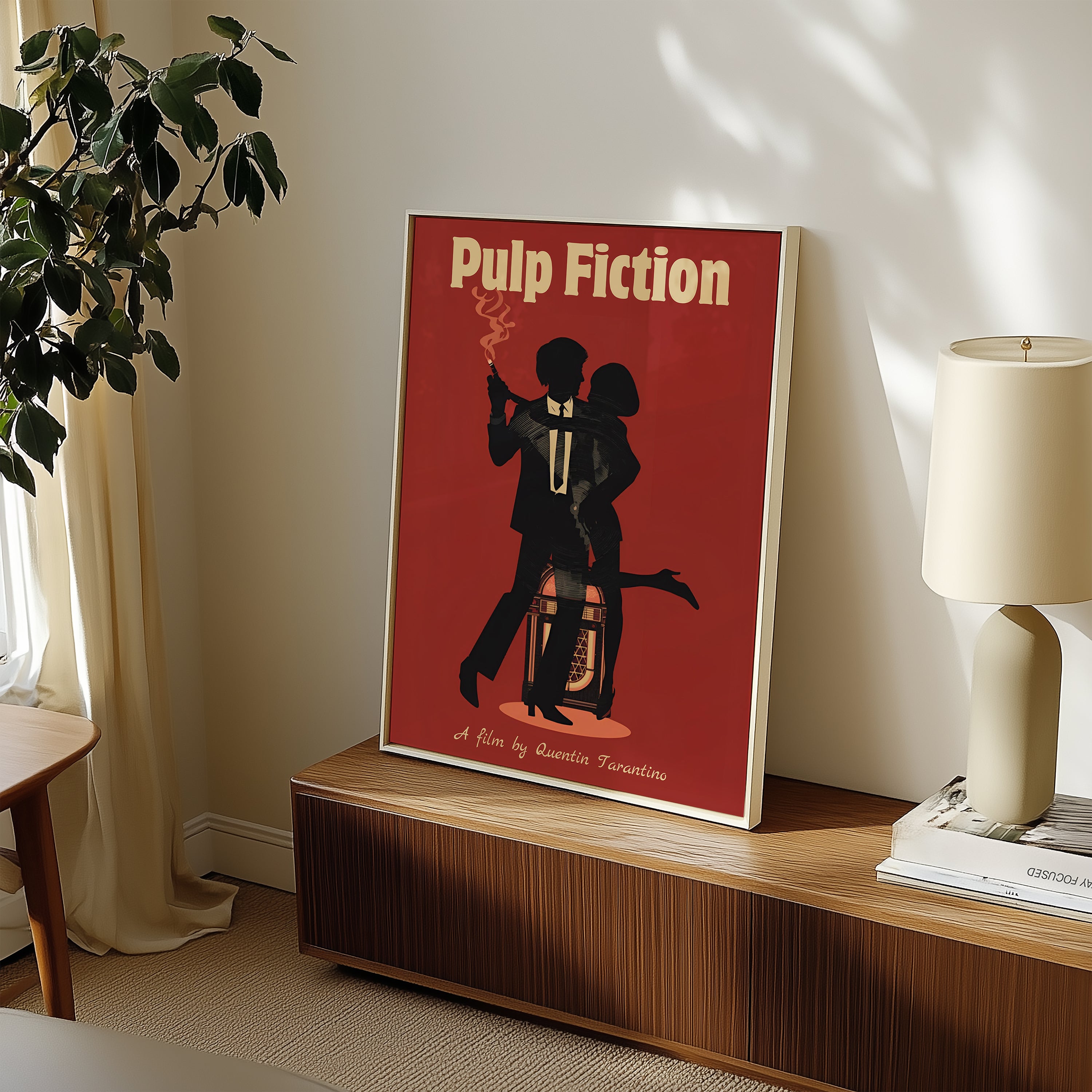 Pulp Fiction Poster – poster väggdekoration inredning – Affischer hos Bozetto