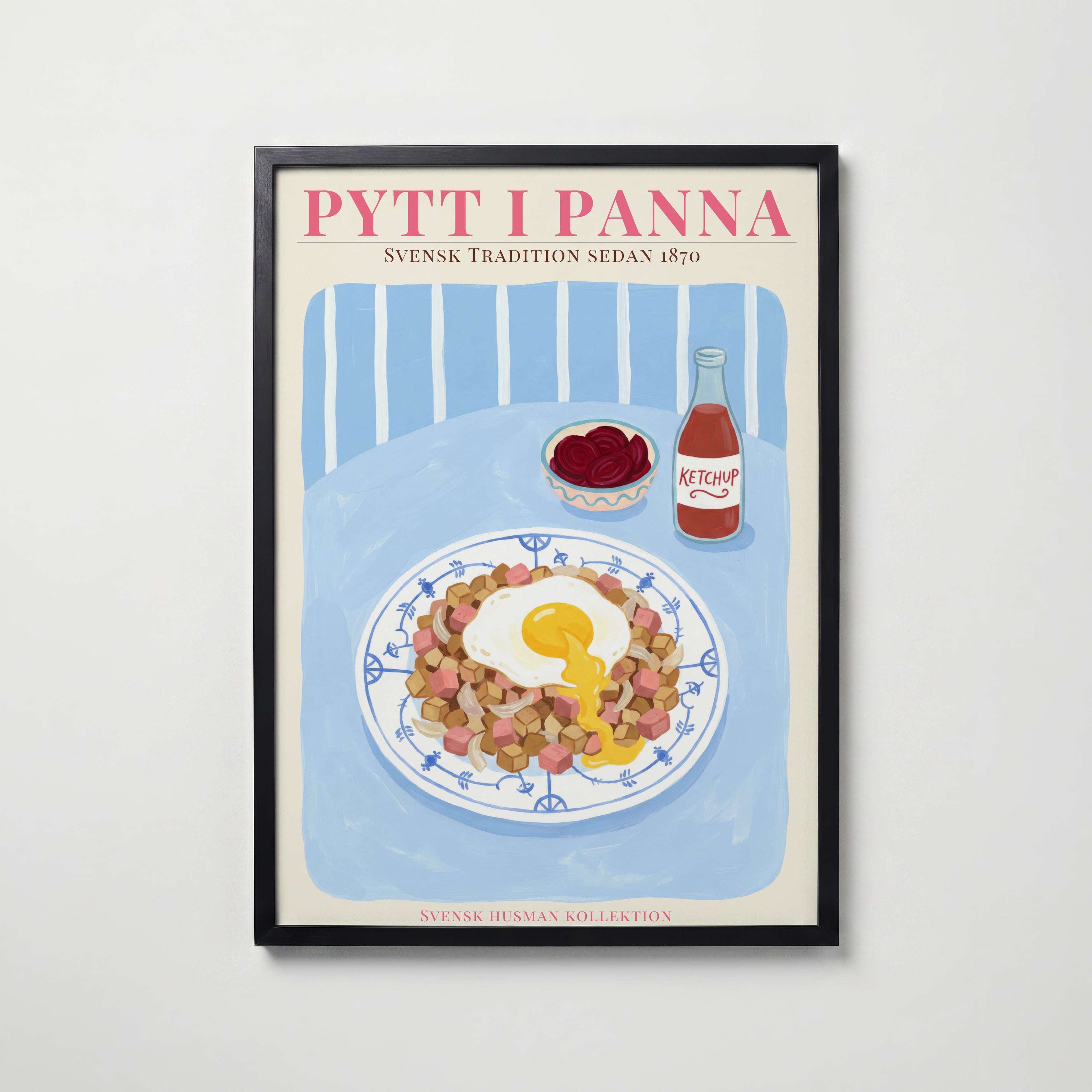 Pytt i Panna Poster poster – väggdekoration för hemmet – köp hos Bozetto