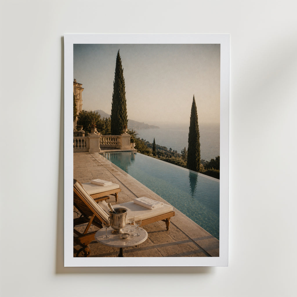 Riviera Infinity Pool Poster