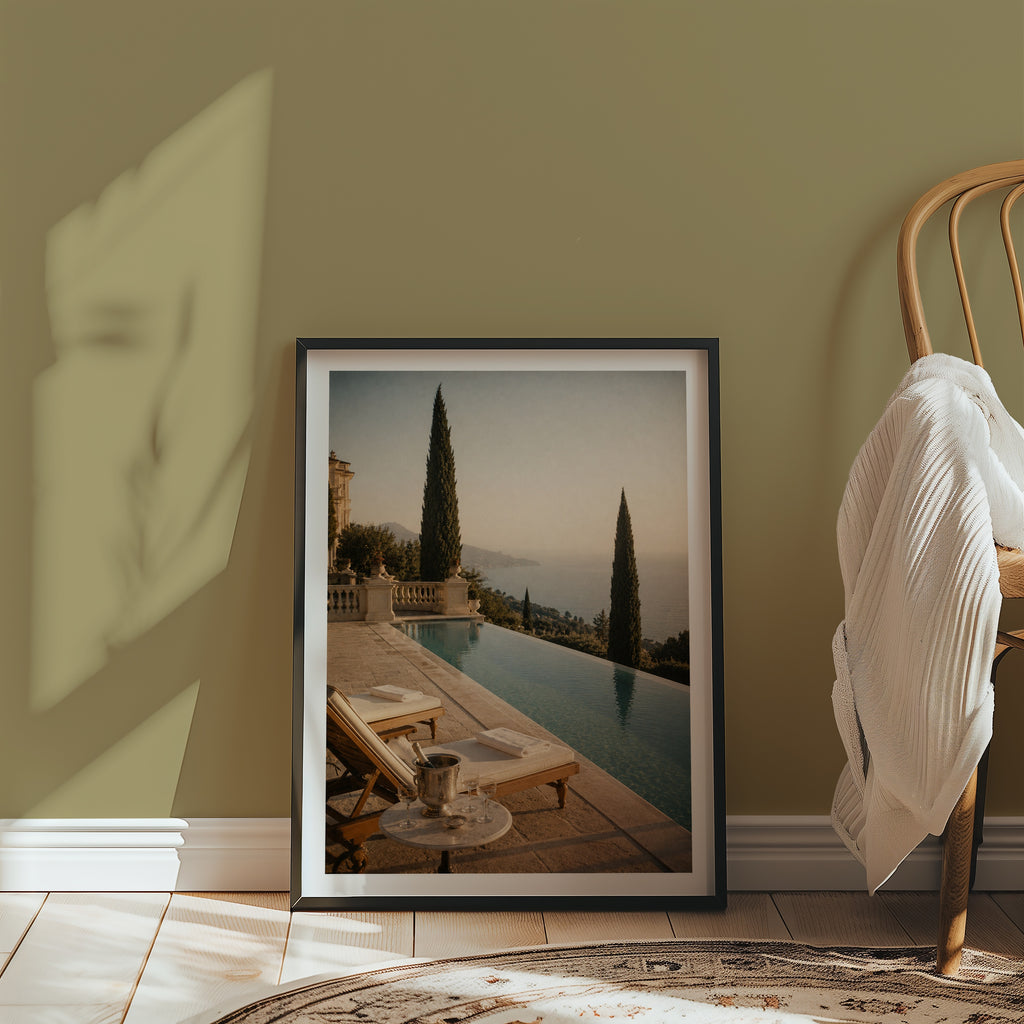 Riviera Infinity Pool Poster