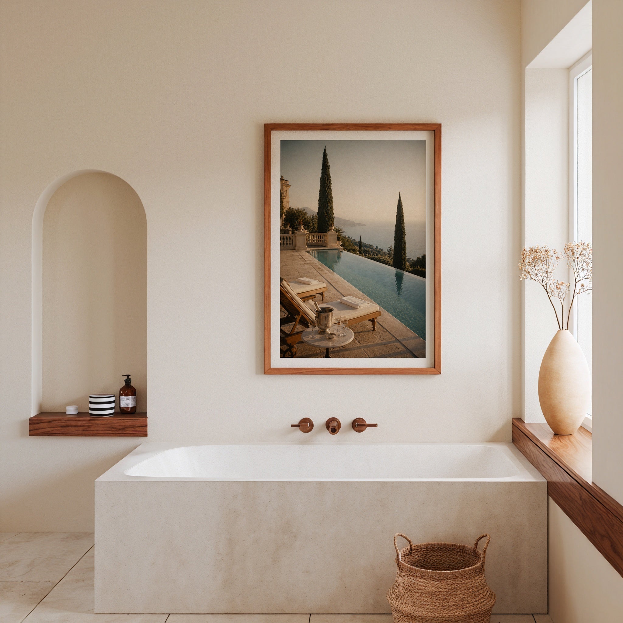 Riviera Infinity Pool Poster