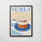 Semla Poster poster – väggdekoration för hemmet – köp hos Bozetto