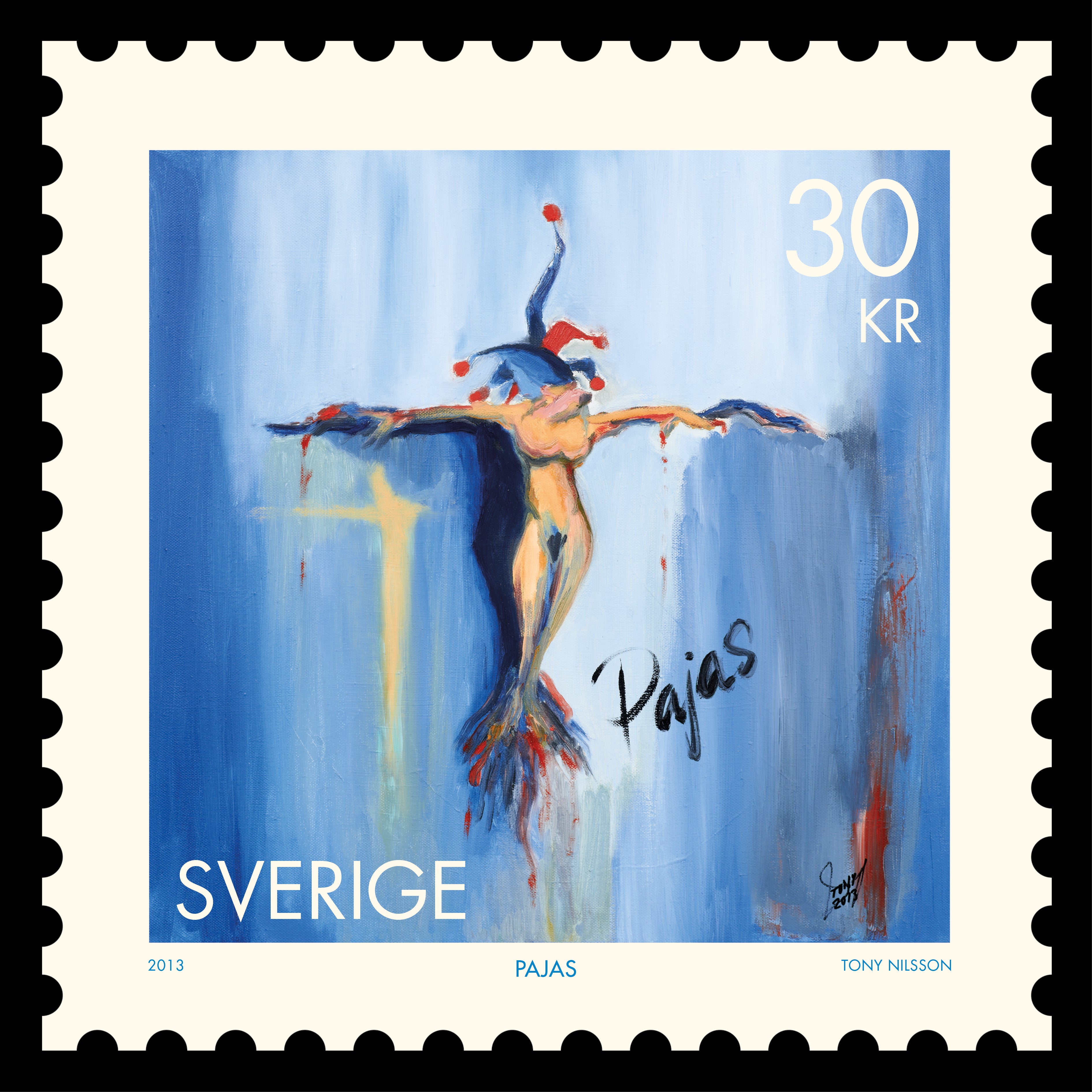 Pajas – Tony Nilsson affisch – köp poster online – Bozetto väggdekoration