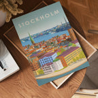 Stockholm Cityscape Poster