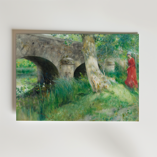 Carl Larsson The Bridge in Grez Poster