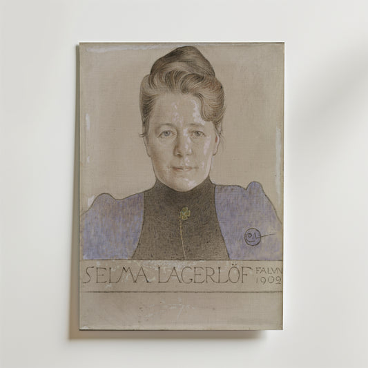 Carl Larsson The Author Selma Lagerlöf Poster
