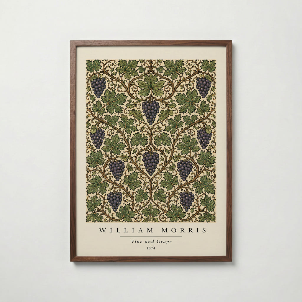Vine and Grape William Morris Poster