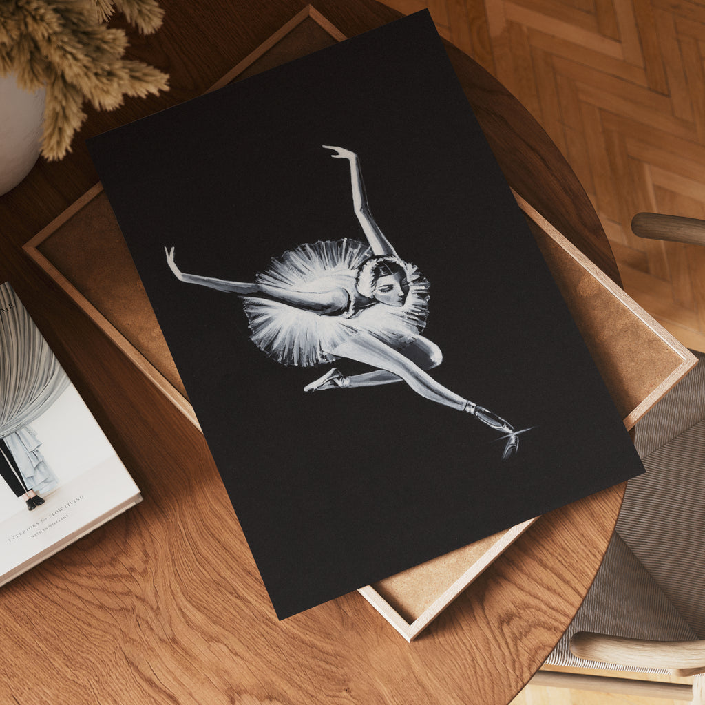 Helena Engström White Swan Poster