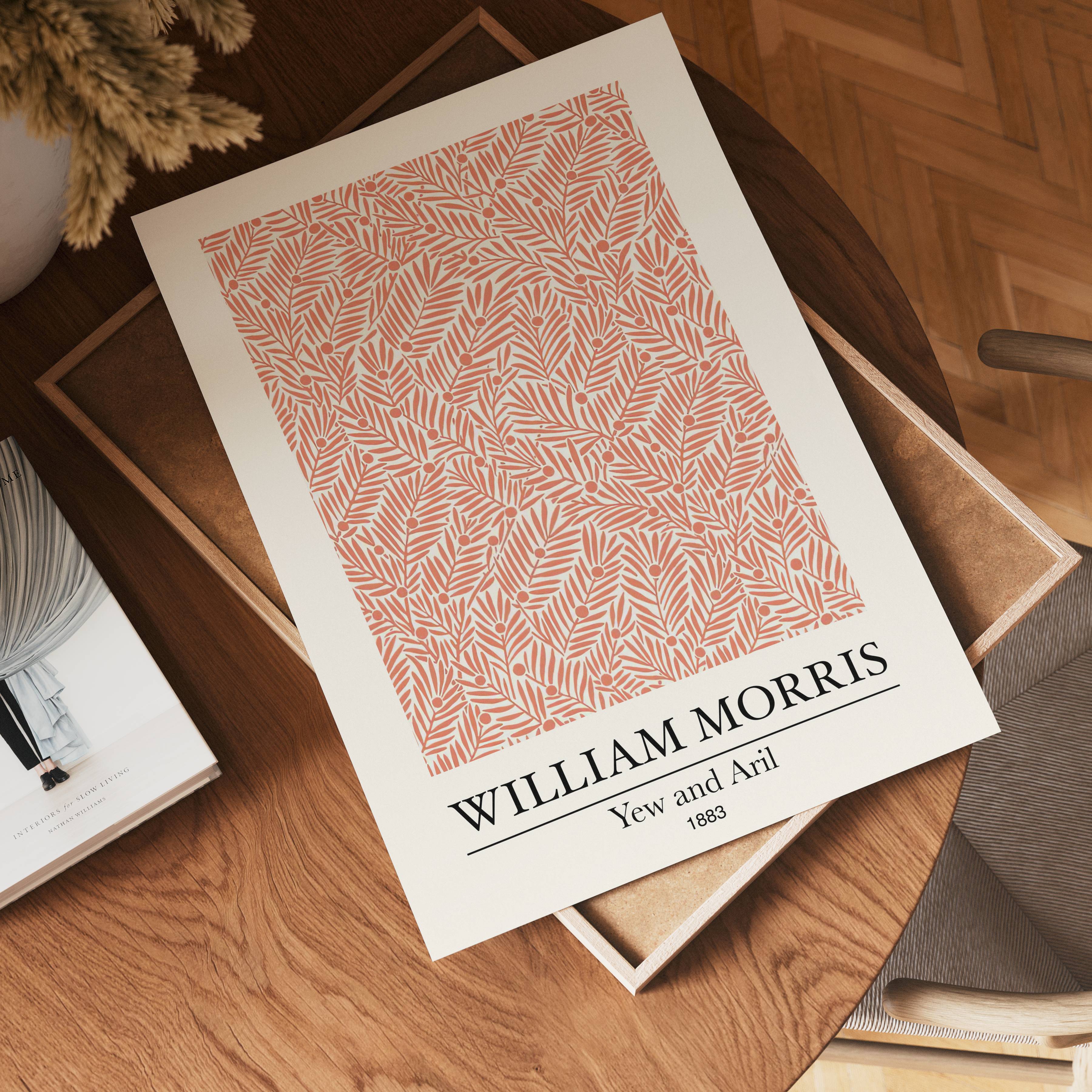 William Morris Yew and Aril Poster