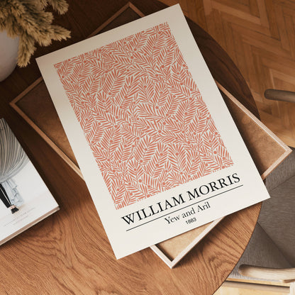 William Morris Yew and Aril Poster