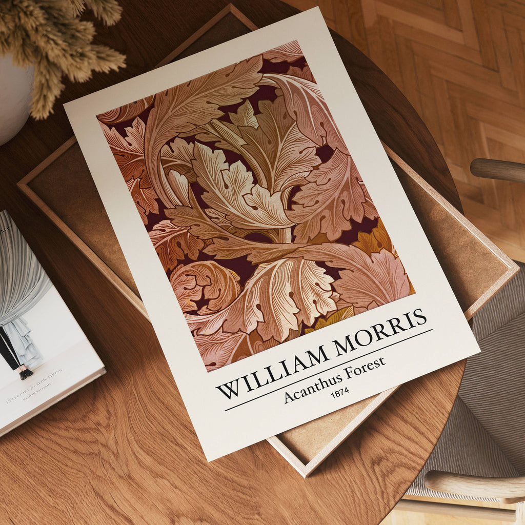 William Morris Acanthus Forest Poster