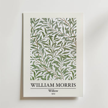 William Morris Willow – stilfullt konsttryck från Bozetto, tryckt på matt finpapper