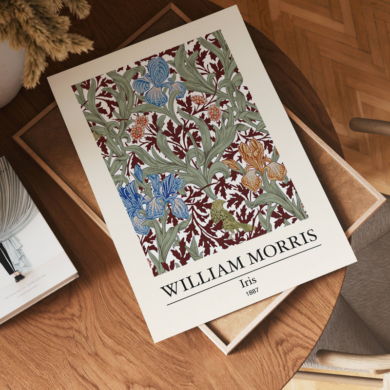 William Morris Iris Poster