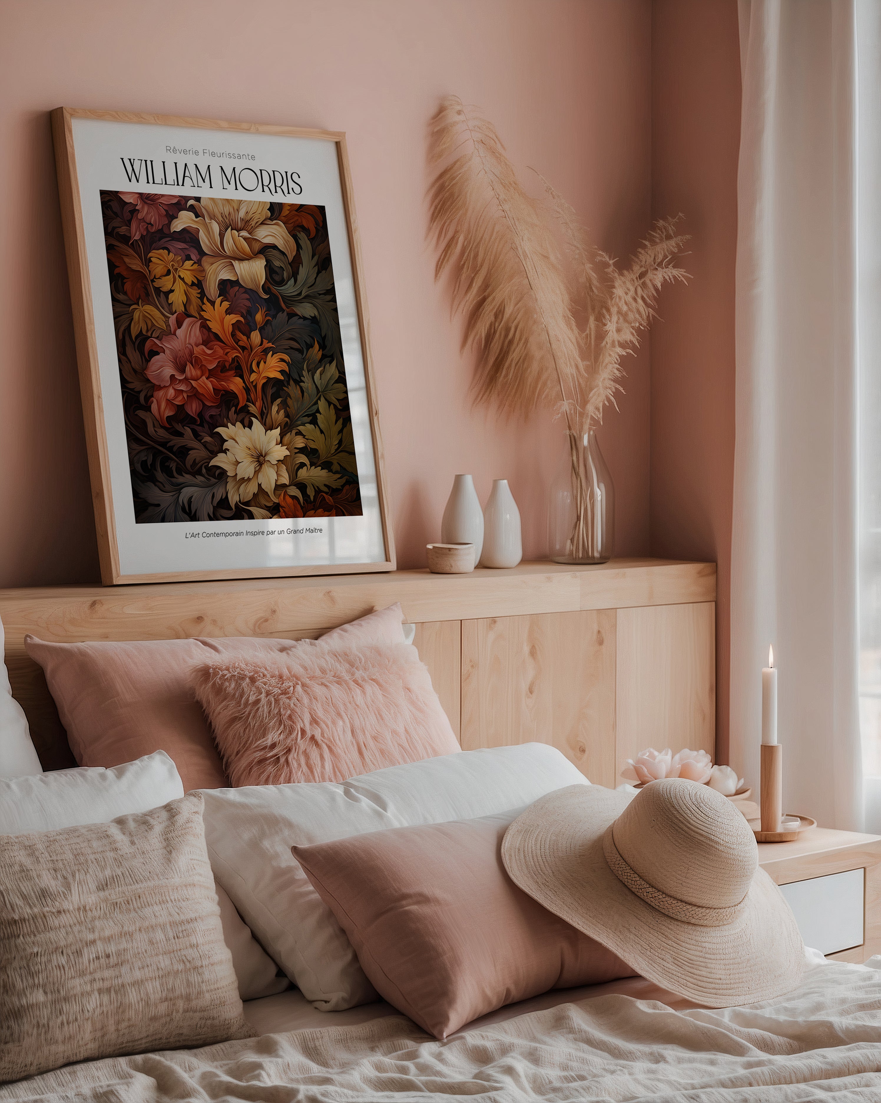 William Morris Autumn Flourish Poster – poster väggdekoration