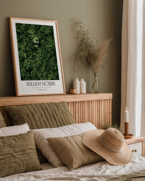 William Morris Hidden Lion Poster