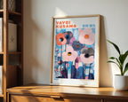 Yayoi Kusama Blue Floral Symphony Poster