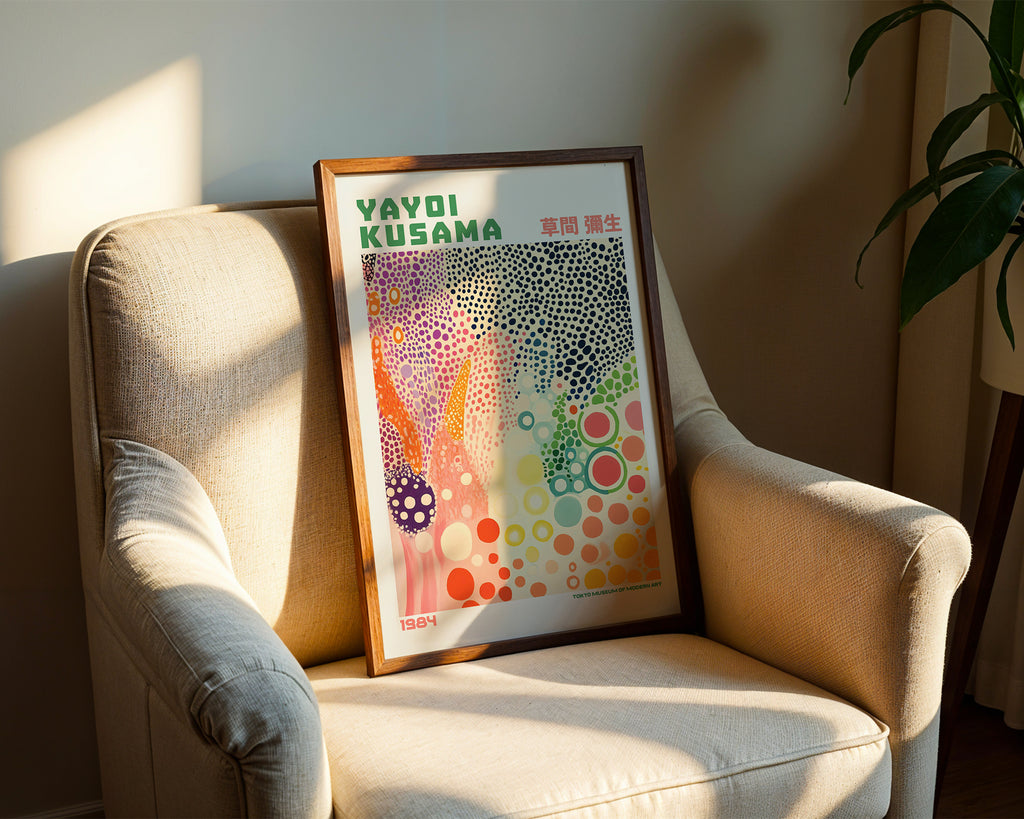 Yayoi Kusama Color Dots Poster