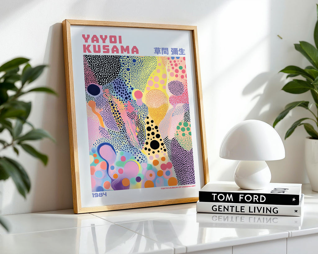 Yayoi Kusama Colorful Dots Poster