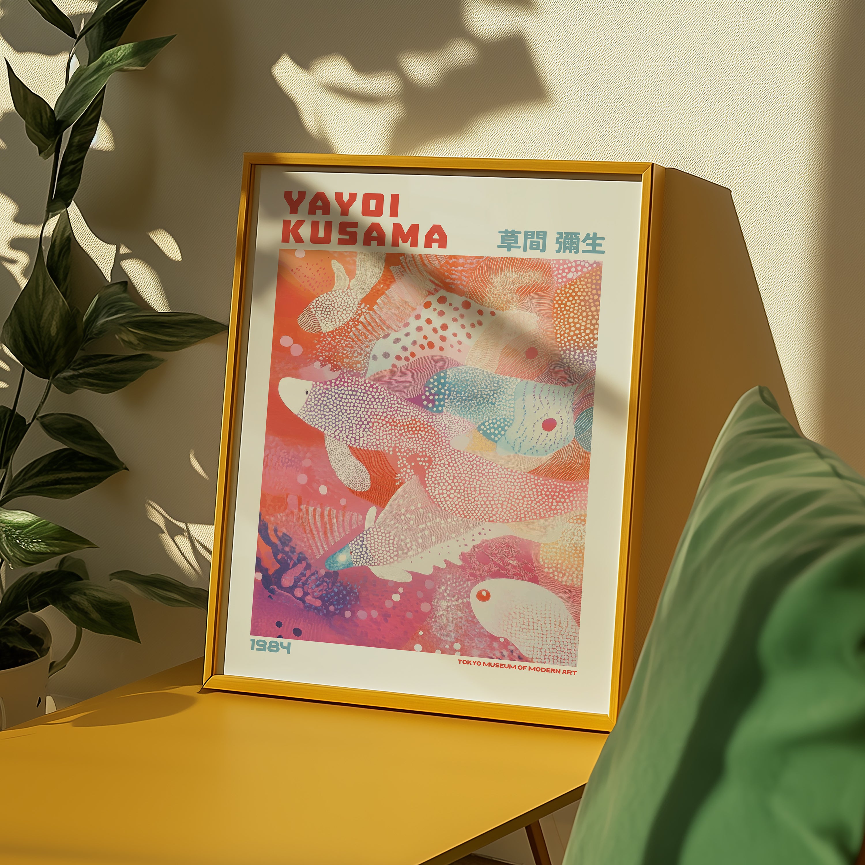 Yayoi Kusama Floating Koi Dreams Poster