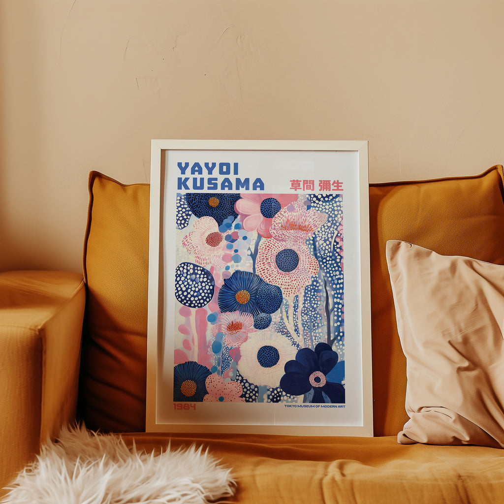 Yayoi Kusama Floral Harmony Poster