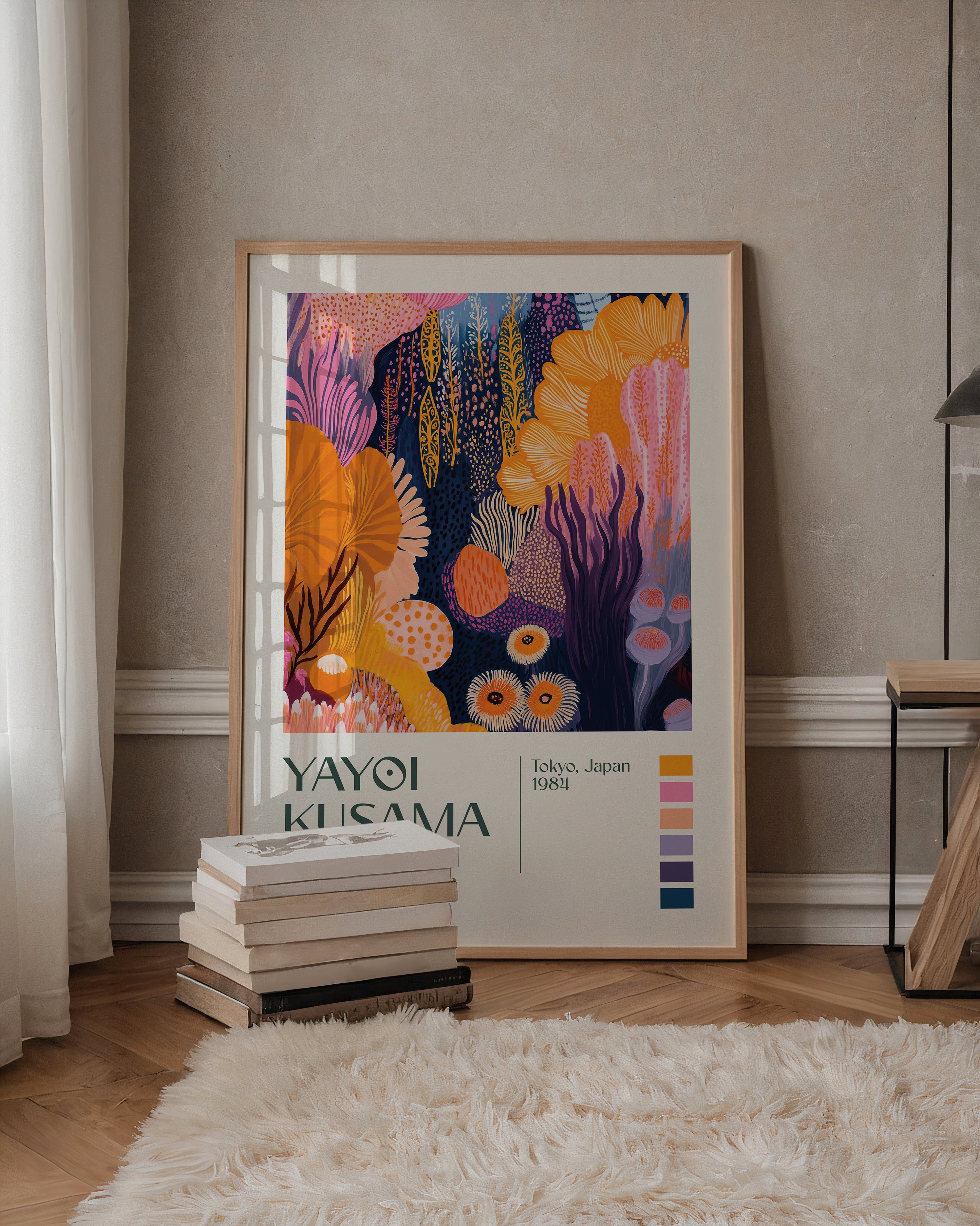 Yayoi Kusama Luminous Garden Depths Poster