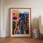 Yayoi Kusama Midnight Floral Rhythm Poster