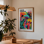 Yayoi Kusama Mushroom Garden Poster