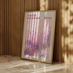 Yayoi Kusama Pink Bloom Depth Poster
