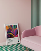 Yayoi Kusama Radiant Bloom Poster