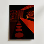 Alone at the Bar Poster – canvas utan passepartout