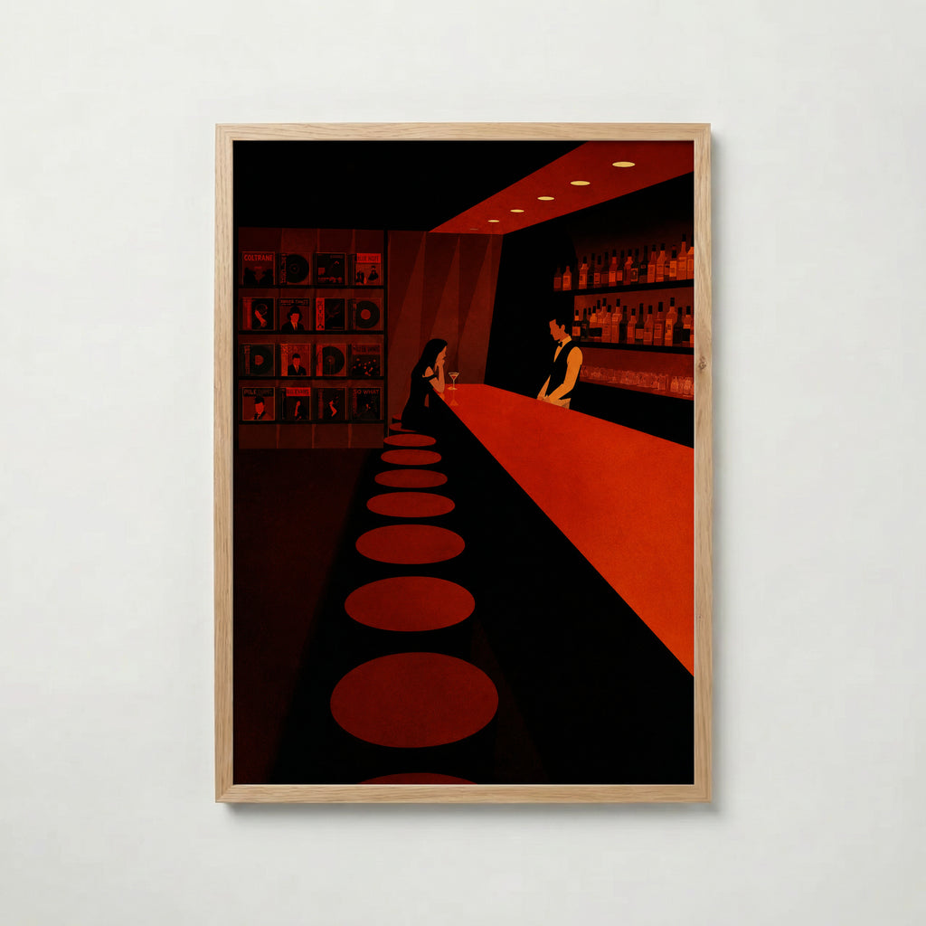 Alone at the Bar Poster – ekram