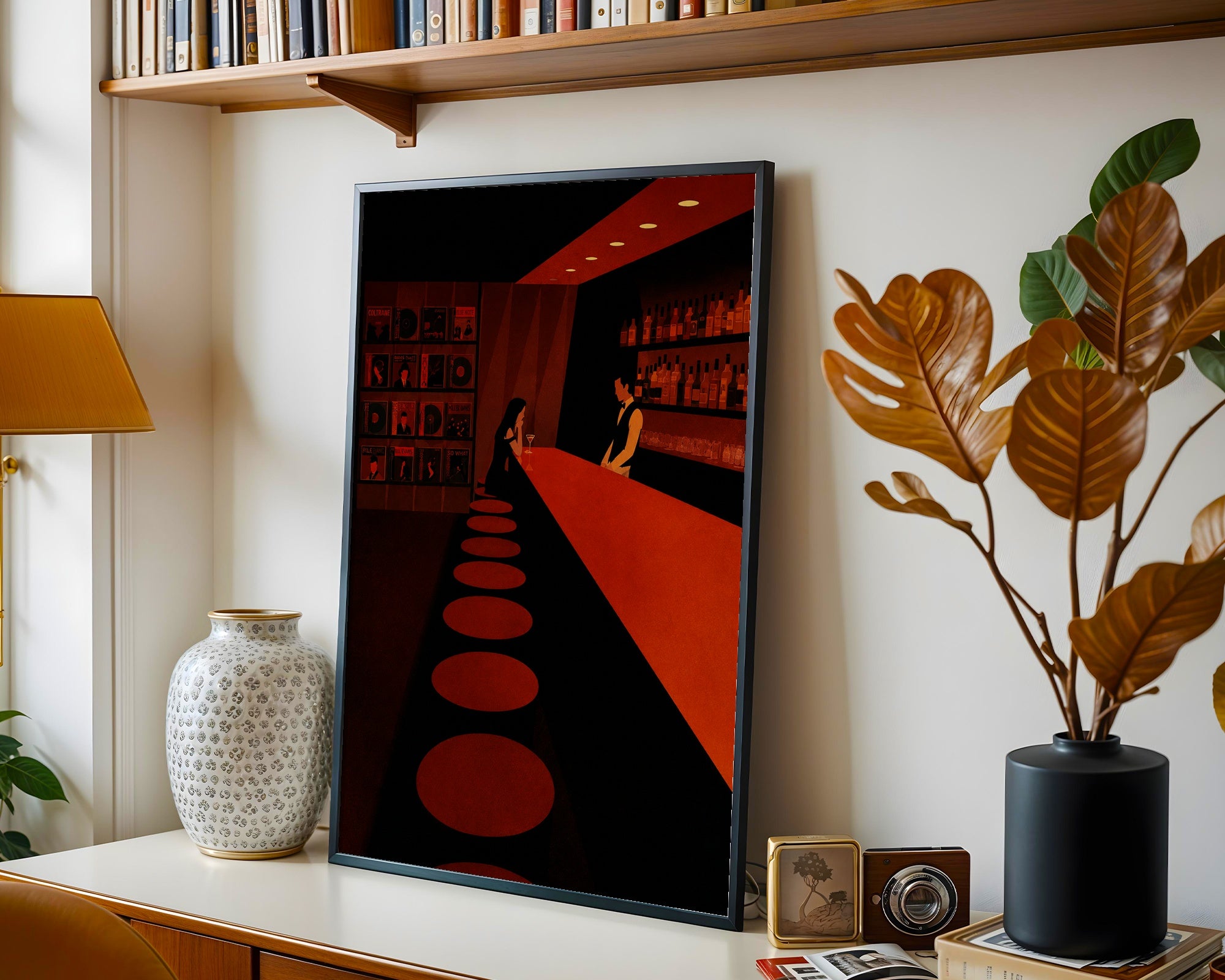 Alone at the Bar Poster – i rum 3