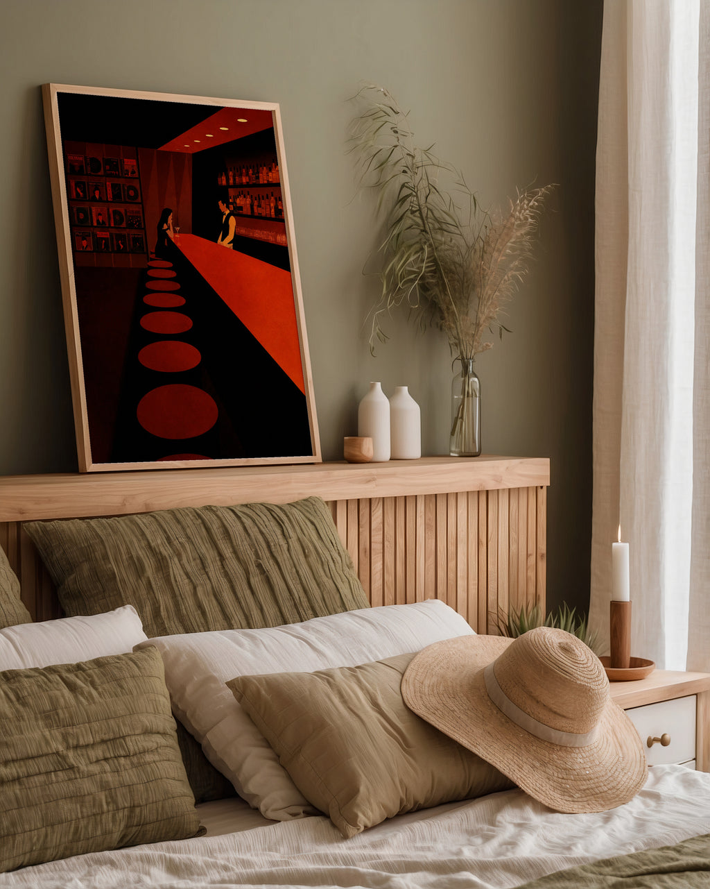 Alone at the Bar Poster – i rum 5