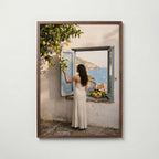 Amalfi Citrus Poster – valnötsram