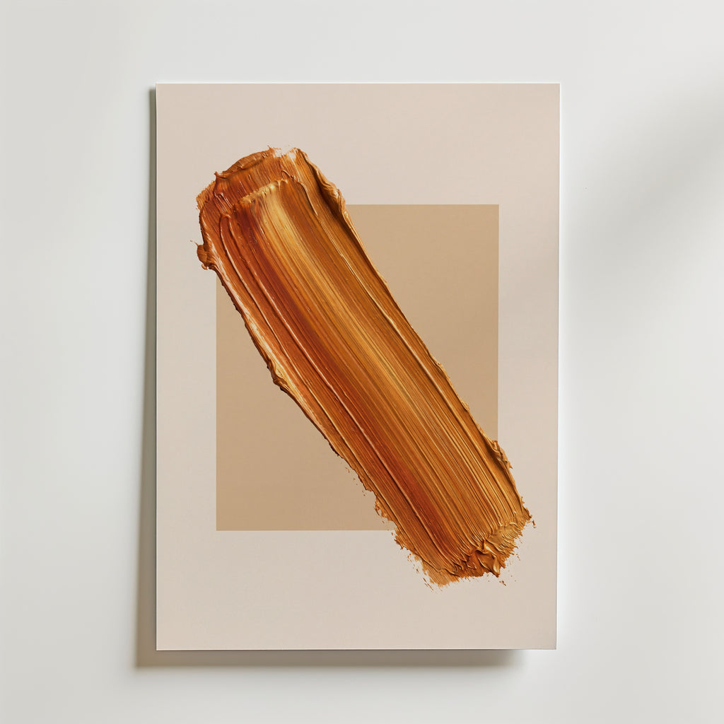 Amber Diagonal Poster – canvas utan passepartout