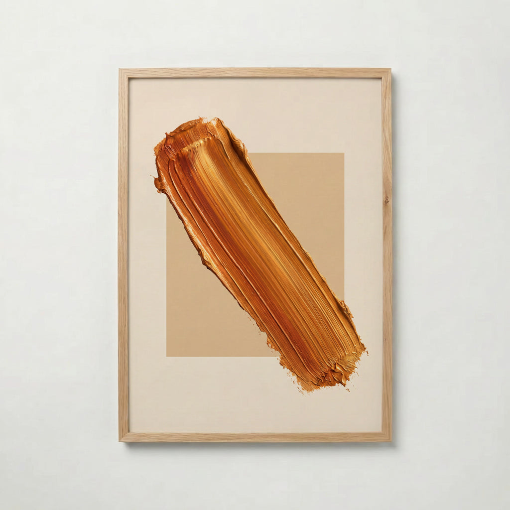 Amber Diagonal Poster – ekram
