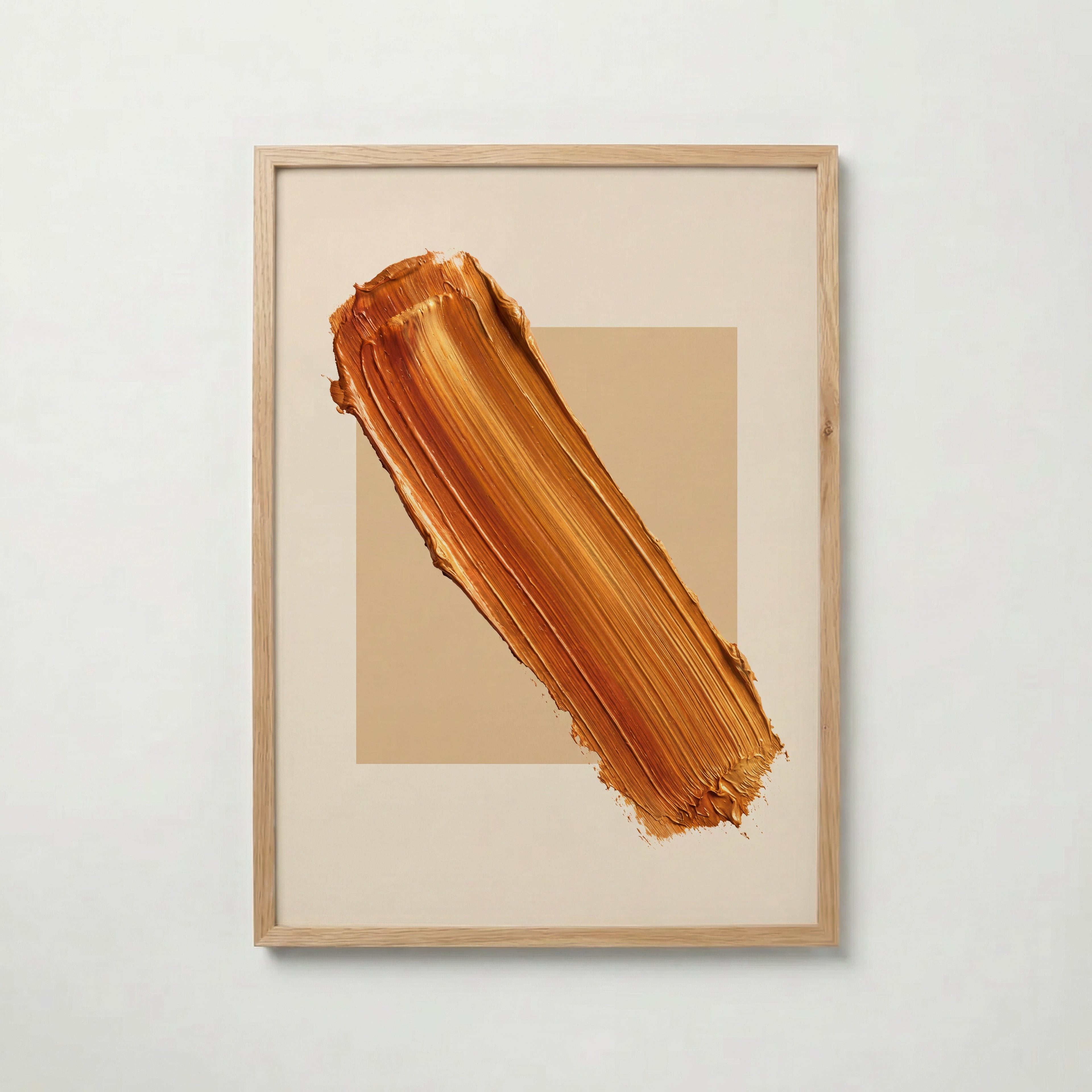 Amber Diagonal Poster – ekram